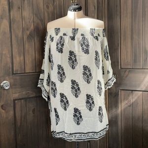 Boho off the shoulder dress